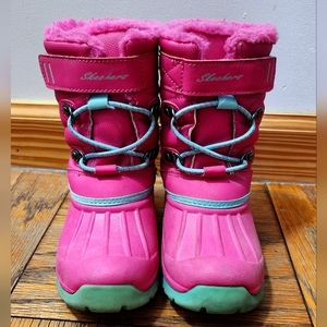 Skechers girl snowboots size 10
